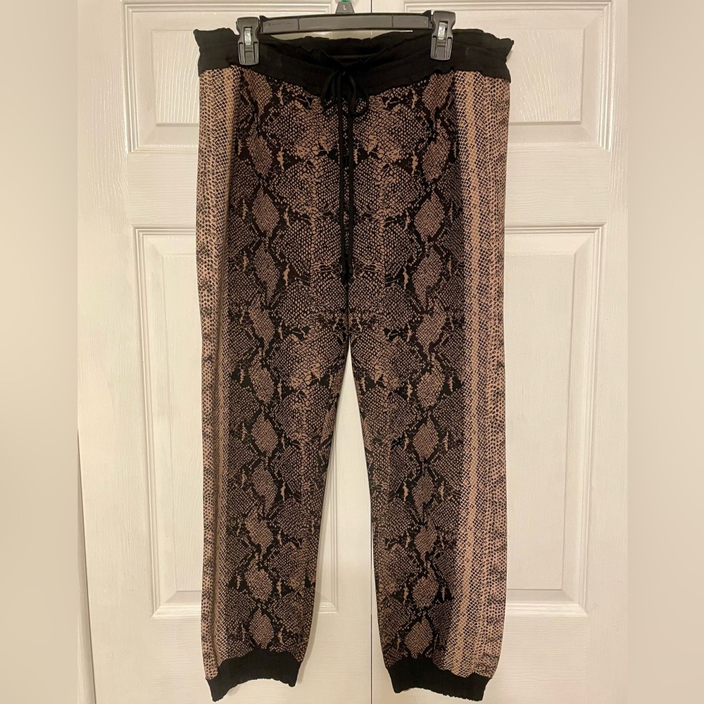 Alexander McQueen Luxury Jacquard Knit Jogger